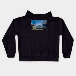 The Import Dock at the Port of Blyth Kids Hoodie